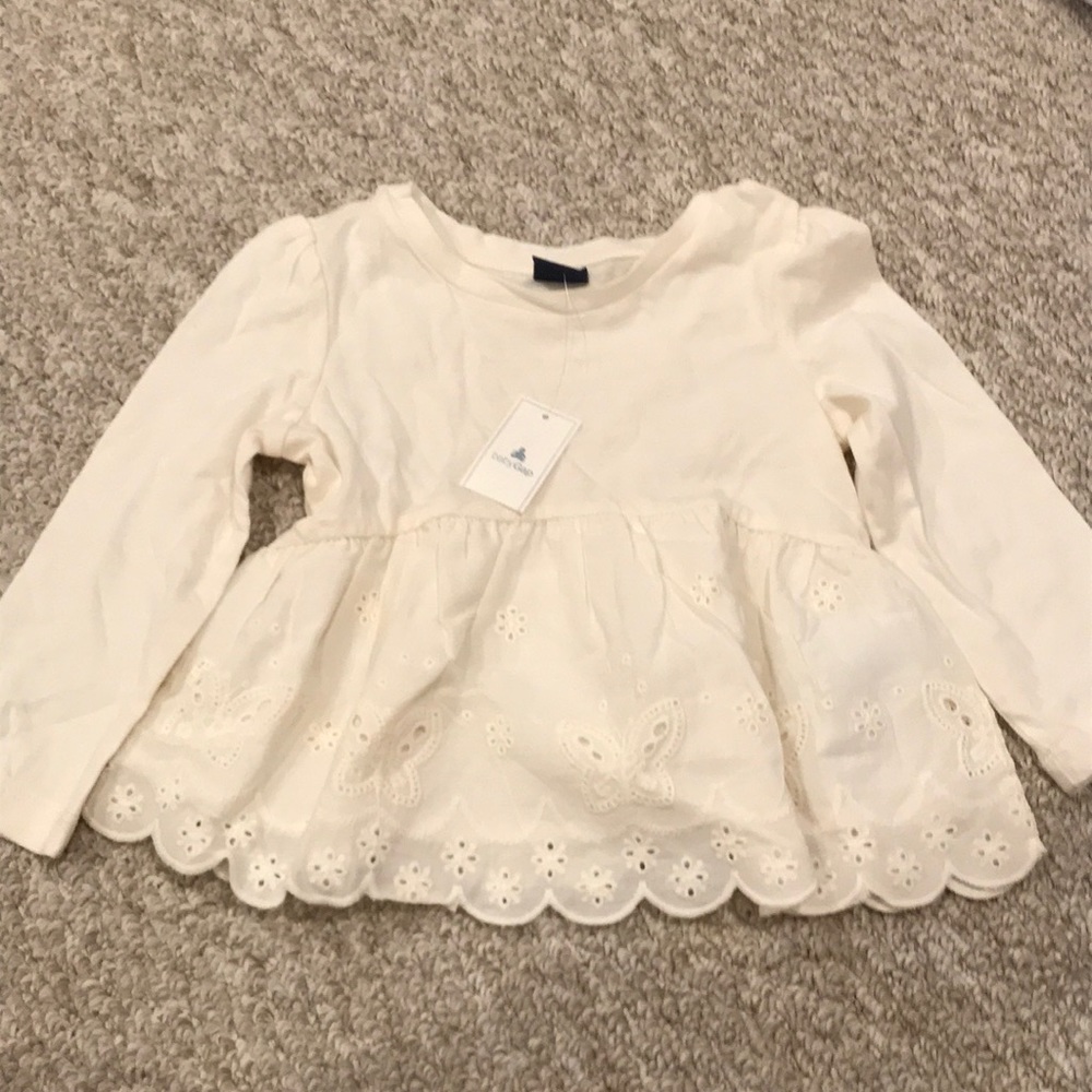 Baby gap ivory shirt 18-24m